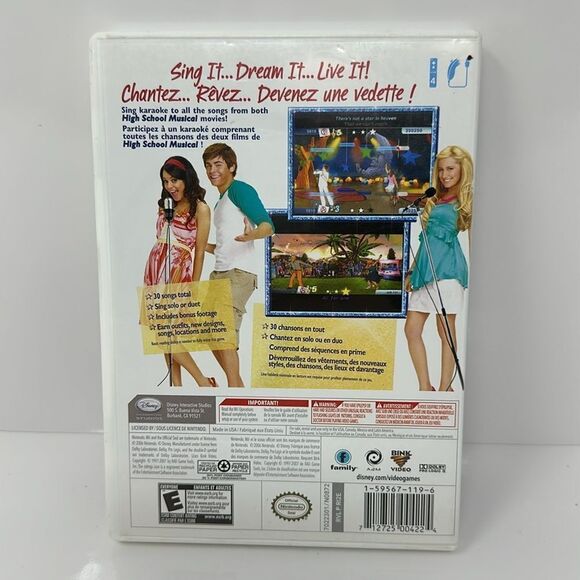 Wii Disney High School Musical Sing It! - Picture 3 of 3